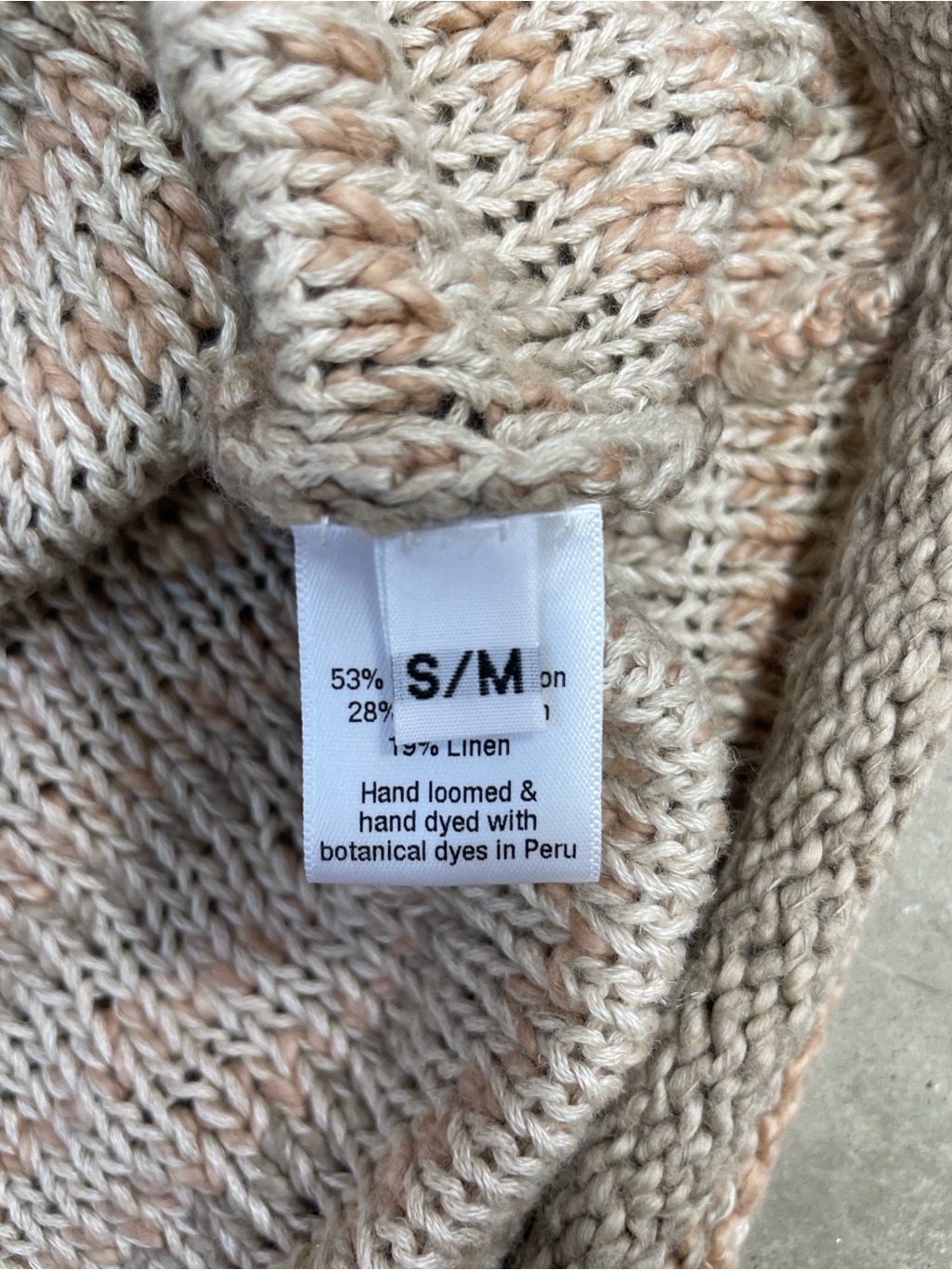 Wol Hide Sleeveless Knit Top Tan Beige Nwt Size Small Medium — image 8 of 8